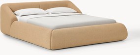 Letto imbottito in bouclé Sofia