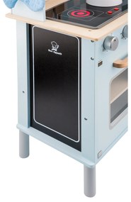 Cucina moderna in legno - blu chiara