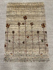 Loribaft Tappeto 60 x 100 Marrone (Iran) Annodato A Mano
