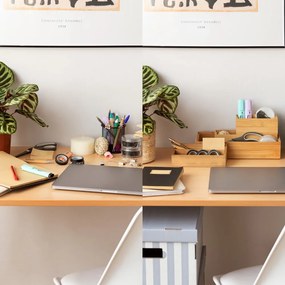 Organizzatore in bambù Woody, 30 x 15 x 6,35 cm - Compactor