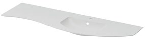 Lavabo da appoggio Soho BADEN HAUS rettangolare in ceramica L 29 x H 48 x P 22 cm bianco