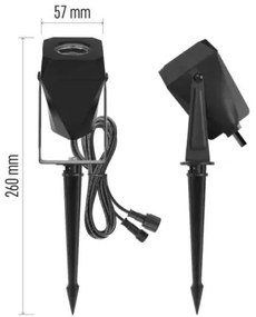 Set di prolunghe LED RGBIC Lampada da esterno dimmerabile LED/1,5W/230V 3000-6500K IP65 Wi-Fi Tuya