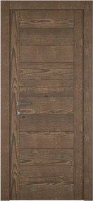 Porta interna a battente Winslet in legno di abete colore rovere, L 80 x H 210 cm, apertura reversibile