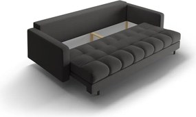 Divano grigio scuro allungabile/con contenitore 222 cm Bali – Cosmopolitan Design