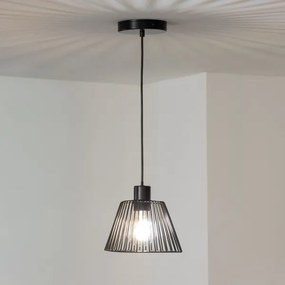 Brilagi - Lampadario LED a sospensione su cavo CERIA WIRE 1xE27/40W/230V Ø 21 cm nero
