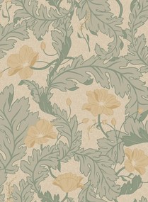 Sandberg Carta da parati Charlotta - Yellow