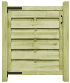 Cancello Da Giardino Legno Di Pino Impregnato 100x100 Cm Verde /