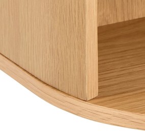 Comodino colore naturale chiaro con effetto rovere Paron – Actona