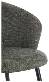 Set di sedie da pranzo color kaki in metallo 2 pz Radaja – Light &amp; Living