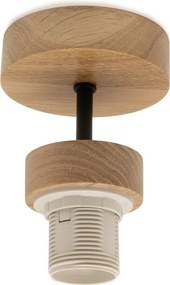 Brilagi - Plafoniera a montaggio superficiale PARTY 1xE27/60W/230V Ø 10 cm rovere