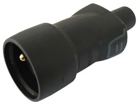 Legrand 50446 - Presa di gomma 2P+T 16A/250V IP44  nera