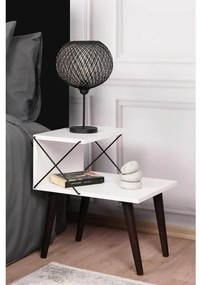 Comodino CROSS 55x50 cm bianco