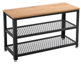 Scarpiera DAVOR marrone/nero