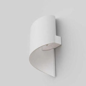 Applique a Spirale da Parete in Gesso Pitturabile G9 Materiale Gesso