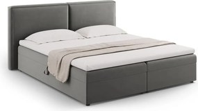 Letto boxspring grigio con contenitore 180x200 cm Arendal - Cosmopolitan Design