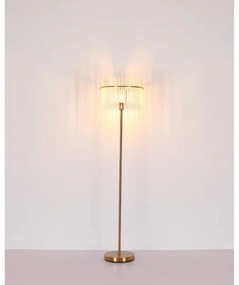 Globo 15698SM - Lampada con piedistallo GORLEY 1xE27/60W/230V oro