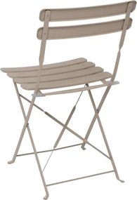 Set Bistrot Pieghevole In Acciaio Tavolo 60x60 Con 2 Sedie Donald Tortora