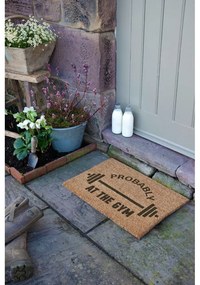 Zerbino in fibre di cocco 40x60 cm Probably At The Gym – Artsy Doormats