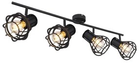 Globo 15388-4 - Luce Spot CLASTRA 4xE27/40W/230V