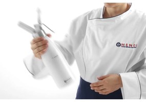 Bottiglia per panna montata in alluminio nero, 500 ml Kitchen Line - Hendi