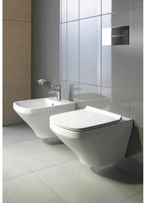 Coppia sanitari sospesi Vaso Bidet con sedile a Chiusura Rallentata Bianco Durastyle Duravit