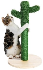 Tiragraffi Gioco Gatti Graffiatoio Albero Cactus Animali Felini Verde