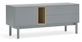 Tavolo TV blu-grigio 140x56 cm Corvo - Teulat