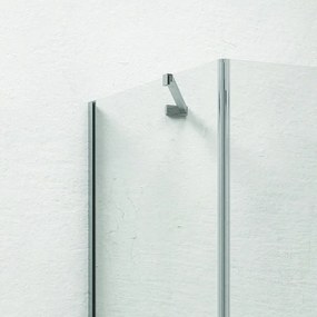 Box doccia 100x80 anta battente vetro anticalcare 8mm altezza 200h KT5000 - KAMALU