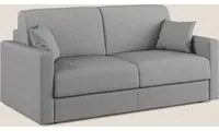 Divano Letto 3 Posti 186x92x96 cm in Tessuto Grigio