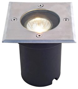 Lucande lampada da incasso a pavimento Ava, 12 cm x 12 cm, IP67, GU10