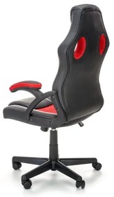 Sedia da ufficio KENU nera/rossa