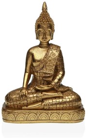 Statua Decorativa Versa Dorato Buddha 8 x 23 x 15,5 cm Resina