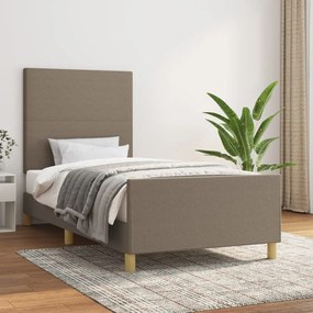 Giroletto Senza Materasso Tortora 80x200 Cm Tessuto /