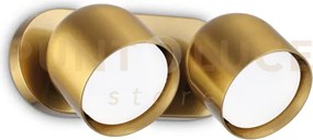 Dodo faretto in metallo 2 luci attacco gx53 lampadine incluse otton...