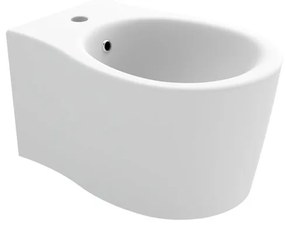 Bidet sospeso bianco opaco soft OLYMPIA CERAMICA L 36 x H 42 x P 55 cm