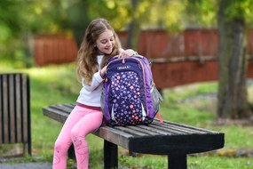 Zaino scuola BOLL SMART Artwork Collection 24 l Fiori - Purple