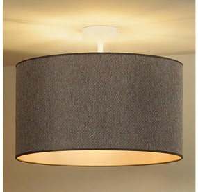 Duolla - Lampadario a plafone ROLLER ECO RECYCLING 1xE27/15W/230V diametro 45 cm marrone