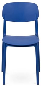 Sedia da esterno blu in plastica Hébé – Bonami Essentials