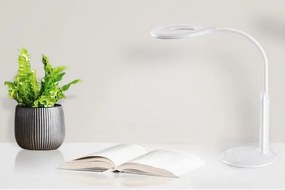 LED TABLE LAMP  WHITE 7W WITH CALENDAR 2700K-6500K 360lm AC100-240V L162*W162*H280mm