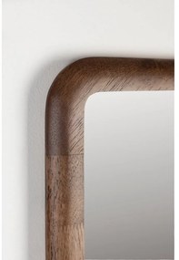 Specchio da parete con cornice in legno 26x120 cm Nyko - White Label