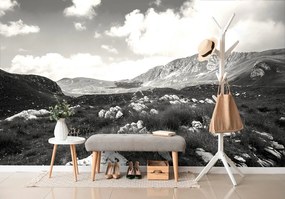 Carta da parati – Valle in bianco e nero in Montenegro