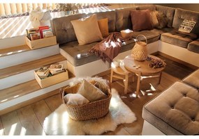 Cesto portabiancheria in seagrass colore naturale 100 l Belize - Compactor