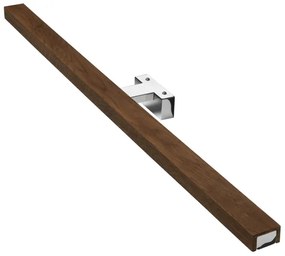 Brilagi-Illuminazione a LED per specchi da bagno WOODY MIRROR LED/15W/230V IP44 quercia/cromo