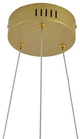 Lampada a sospensione di design oro rotonda dimmerabile a 3 livelli - Krisscross
