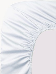 Lenzuolo con angoli boxspring in raso di cotone Ava