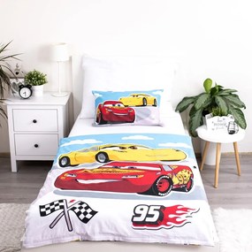 Biancheria da letto per bambini in cotone per culla 100x135 cm Cars – Jerry Fabrics