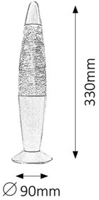 Rabalux 4533 - Lampada decorativa MILIE RGB 0,9W