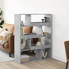 Divisorio Stanza Grigio Cemento 100x33x125,5 Cm İn Truciolato /
