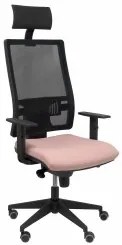 Sedia Ufficio con Poggiatesta Horna bali PC BALI710 Rosa Rosa chiaro