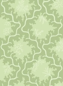 Cole & Son Carta da parati Moss Trellis - Matcha and Pistachio Green